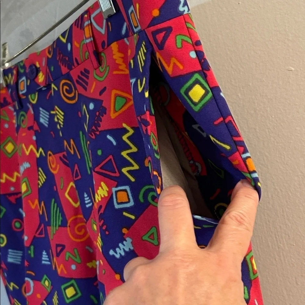 OppoSuits Men's The Fresh Prince Carnival Pants US Size 44 (See measurements)
